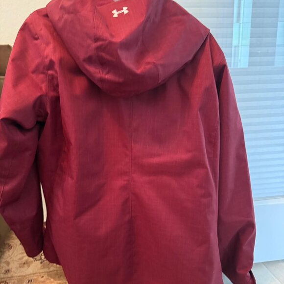 Under Armour (NWOT) Women's ColdGear Infrared Sienna 3-In-1 Jacket, Burgundy, XL - Picture 8 of 8